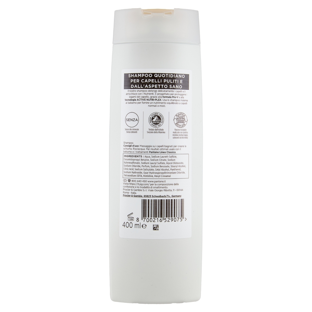 Pantene Pro-V Linea Classica Shampoo Active Nutri-Plex 400 ml